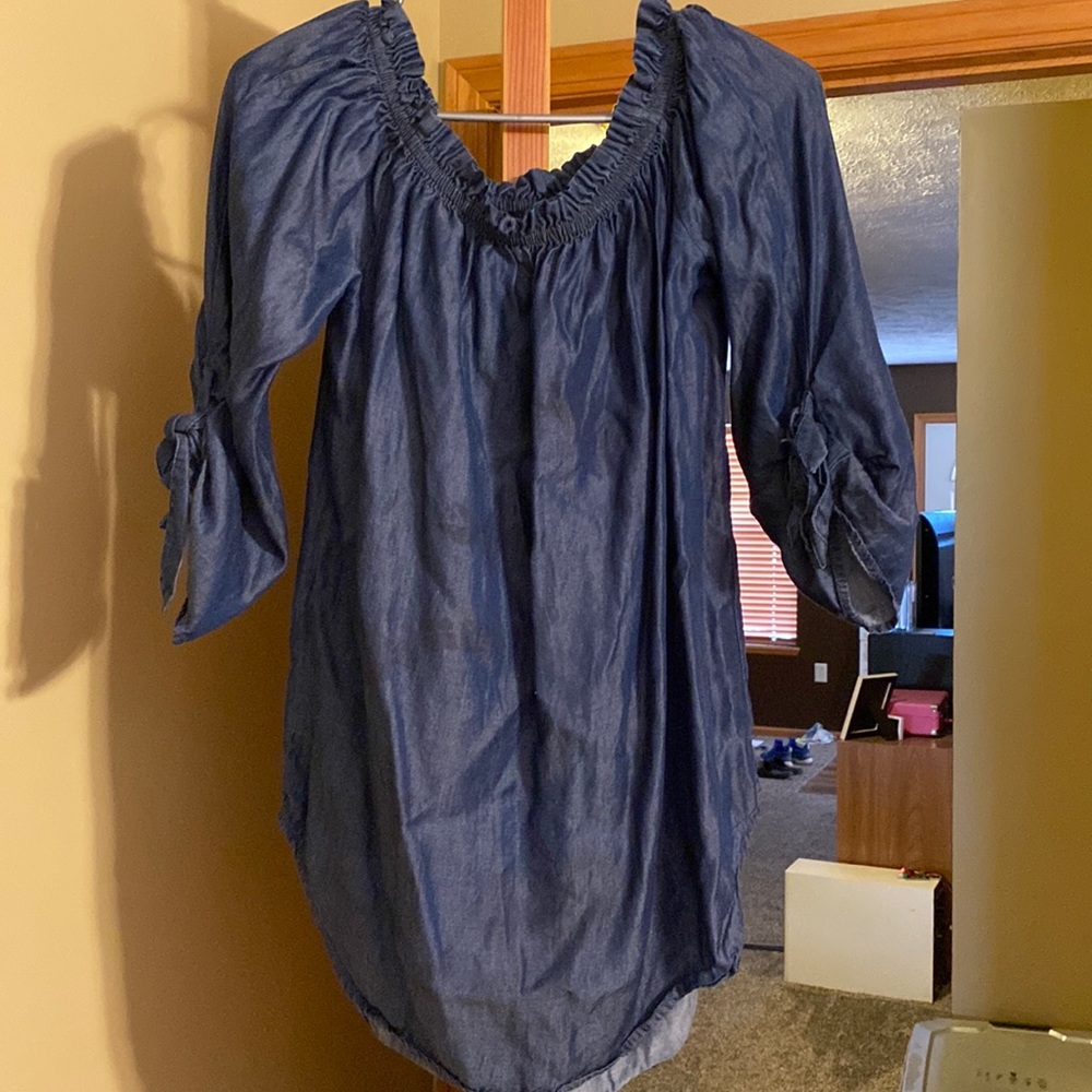Jean Dress Top